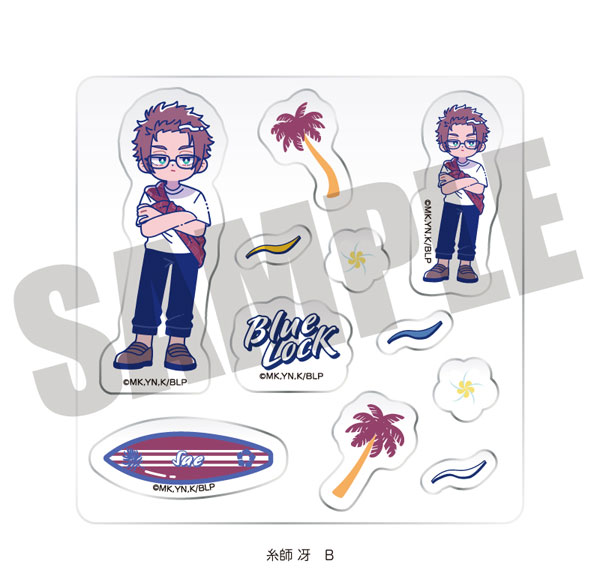 MENEGI TV Anime "Bluelock" Custom Sticker Sheet Nyutoro Sae Itoshi Birthday B image 1