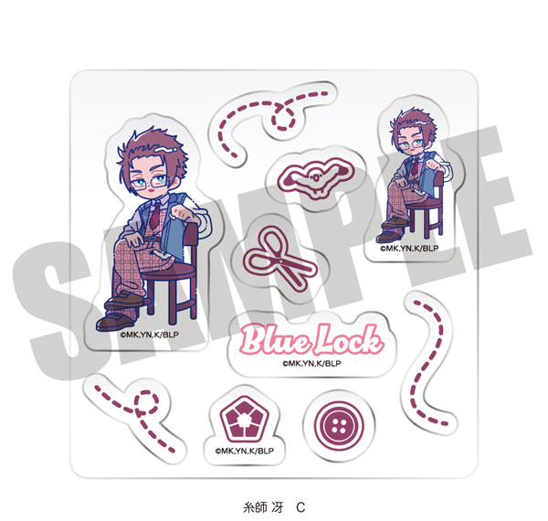 MENEGI TV Anime "Bluelock" Custom Sticker Sheet Nyutoro Sae Itoshi Birthday C รูปภาพ 1