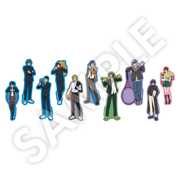 DMM.com The New Prince of Tennis Trading Acrylic Badge Vol.6 10 Item Set รูปภาพ 1