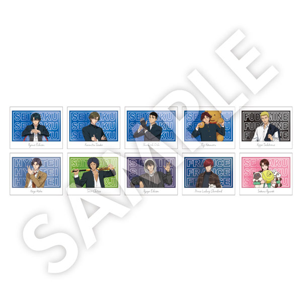 DMM.com The New Prince of Tennis Trading Snapshot Style Card Vol.6 10 Item Set รูปภาพ 1