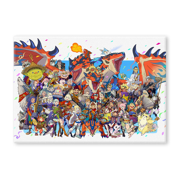 Capcom Monster Hunter Stories 10th Anniversary Art Chara Fine Board Bild 1