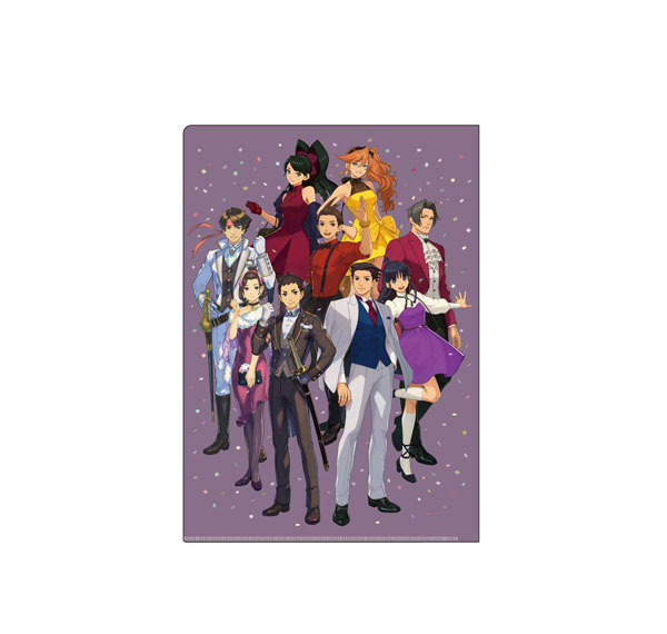 Capcom "Ace Attorney 25th Anniversary" Main Visual Clear File
