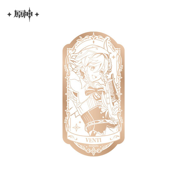 miHoYo Genshin Anniversary Celebration Series Mirror Badge - 6th Anniversary: Venti