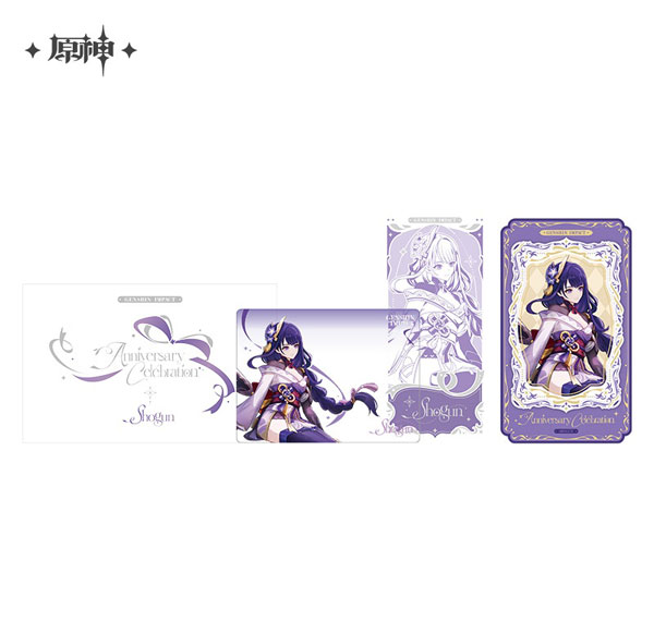 miHoYo Genshin Anniversary Celebration Series Commemorative Ticket Set - 6th Anniversary: Raiden Shogun รูปภาพ 1