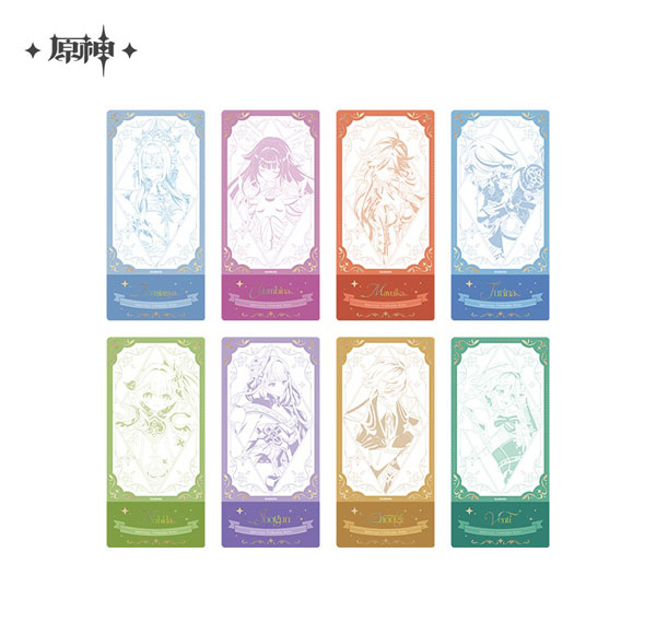 miHoYo Genshin Anniversary Celebration Series - Draw Ticket (Complete Set, All of 8) 이미지 1