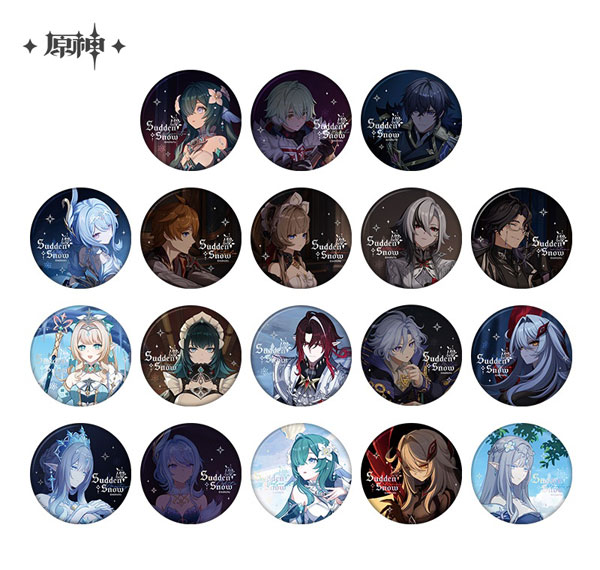 miHoYo Genshin Sudden Snow Series - Badge Blind Box