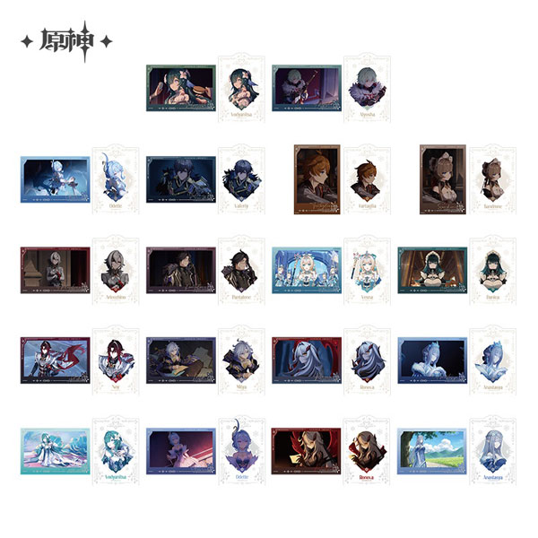 miHoYo Genshin Sudden Snow Series - Collectible Card Set Blind Box Bild 1
