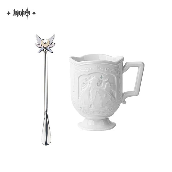 miHoYo Genshin "Welkin Moon's Homecoming" Columbina Impression Porcelain Cup Set gambar 1