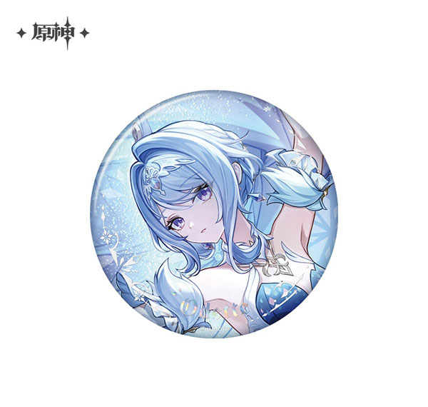 miHoYo Genshin Everwinter Without Mercy Series Tinplate Badge - Odette B รูปภาพ 1