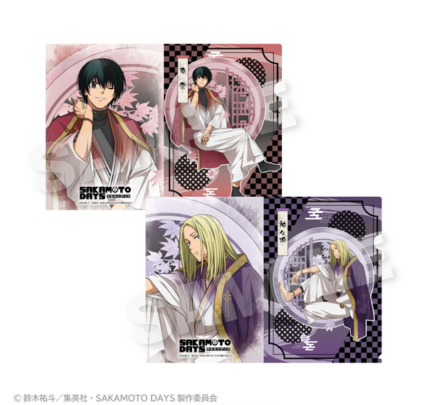 Stella Notes TV Anime "SAKAMOTO DAYS" Clear File Set Round Window ver. Nagumo & Shishiba Bild 1
