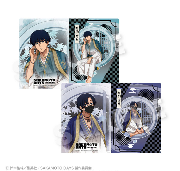 Stella Notes TV Anime "SAKAMOTO DAYS" Clear File Set Round Window ver. Natsuki Seba & Mafuyu Seba รูปภาพ 1