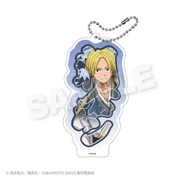 Stella Notes TV Anime "SAKAMOTO DAYS" BIG Acrylic Name Keychain Round Window ver. Shin Asakura รูปภาพ 1