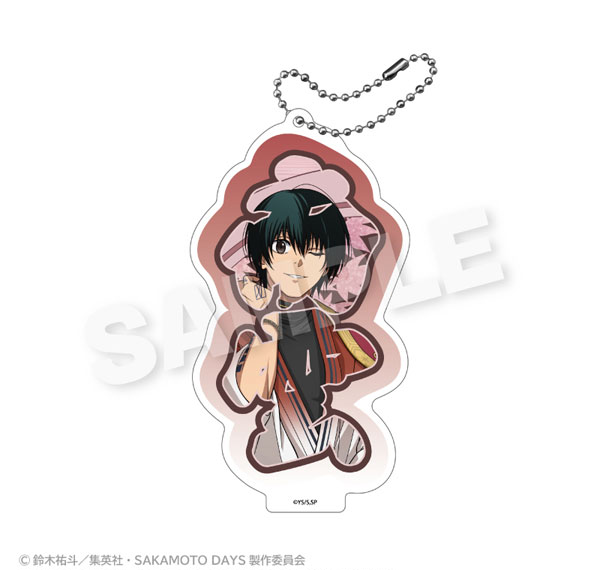 Stella Notes TV Anime "SAKAMOTO DAYS" BIG Acrylic Name Keychain Round Window ver. Nagumo รูปภาพ 1