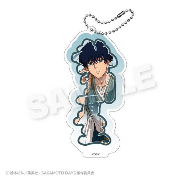 Stella Notes TV Anime "SAKAMOTO DAYS" BIG Acrylic Name Keychain Round Window ver. Natsuki Seba รูปภาพ 1