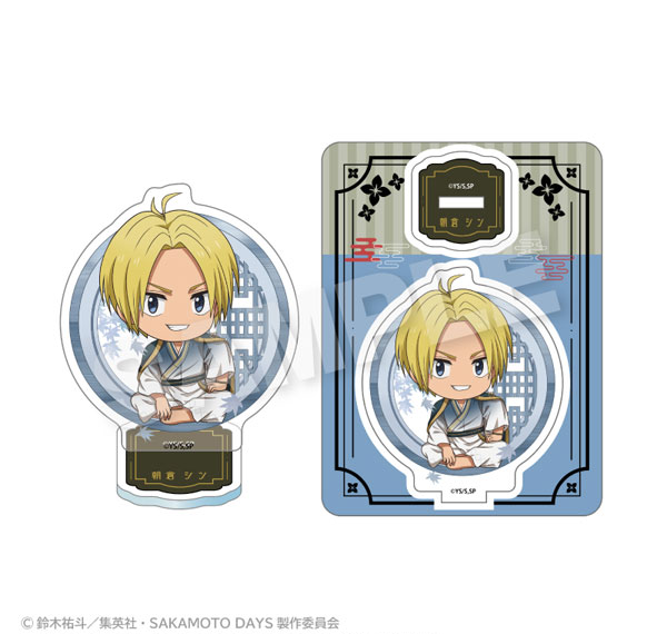 Stella Notes TV Anime "SAKAMOTO DAYS" Mini Chara Acrylic Mascot Round Window ver. Shin Asakura รูปภาพ 1