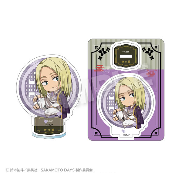 Stella Notes TV Anime "SAKAMOTO DAYS" Mini Chara Acrylic Mascot Round Window ver. Shishiba รูปภาพ 1