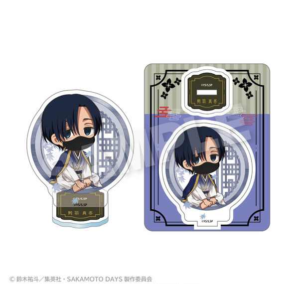 Stella Notes TV Anime "SAKAMOTO DAYS" Mini Chara Acrylic Mascot Round Window ver. Mafuyu Seba รูปภาพ 1