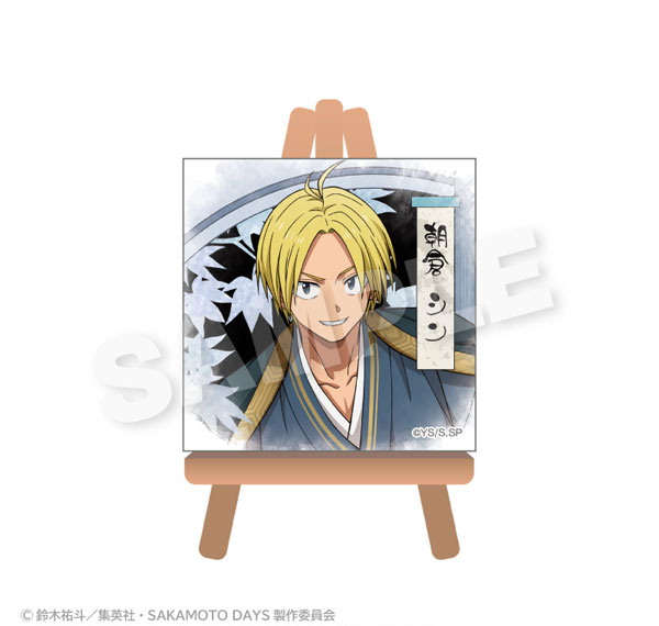 Stella Notes TV Anime "SAKAMOTO DAYS" Mini Canvas Art Round Window ver. Shin Asakura