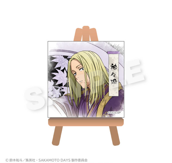 Stella Notes TV Anime "SAKAMOTO DAYS" Mini Canvas Art Round Window ver. Shishiba