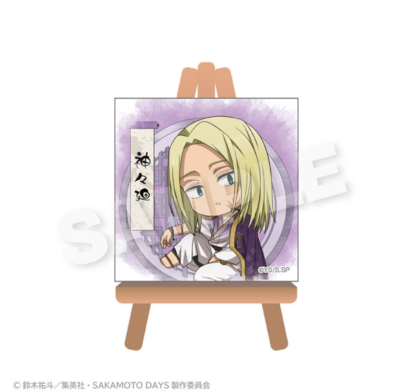 Stella Notes TV Anime "SAKAMOTO DAYS" Mini Canvas Art Round Window ver. Shishiba (Mini Chara) รูปภาพ 1
