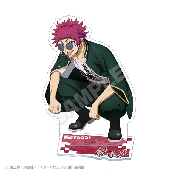 Stella Notes TV Anime "Dead Account" Acrylic Stand Crouching ver. Dei Surugi