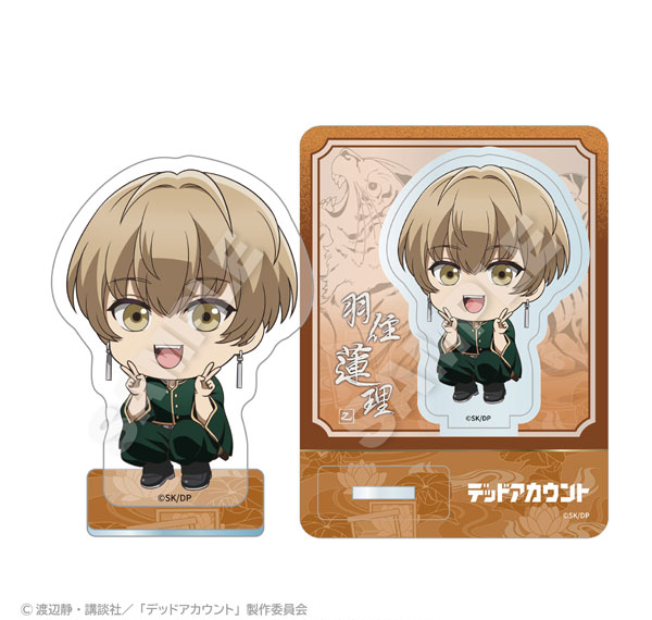 Stella Notes TV Anime "Dead Account" Mini Chara Acrylic Mascot Crouching ver. Renri Hasumi