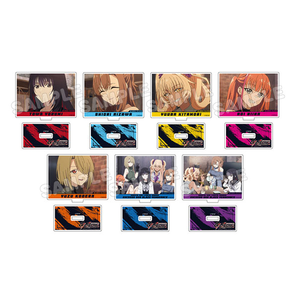TBS Glowdia Magical Girl Lyrical Nanoha EXCEEDS GunBlazeVengeance Trading Scene Photo Acrylic Stand B 7Pack BOX รูปภาพ 1