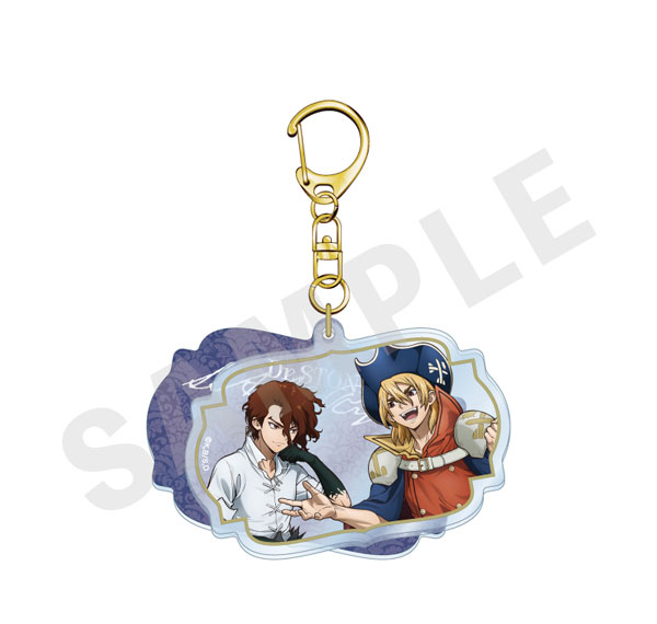 coly "Dr. STONE" Slide Acrylic Keychain Dialogue Ver. (Ryusui Nanami & SAI) รูปภาพ 1