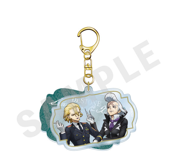 coly "Dr. STONE" Slide Acrylic Keychain Dialogue Ver. (Dr. Xeno & Stanley Snyder) รูปภาพ 1