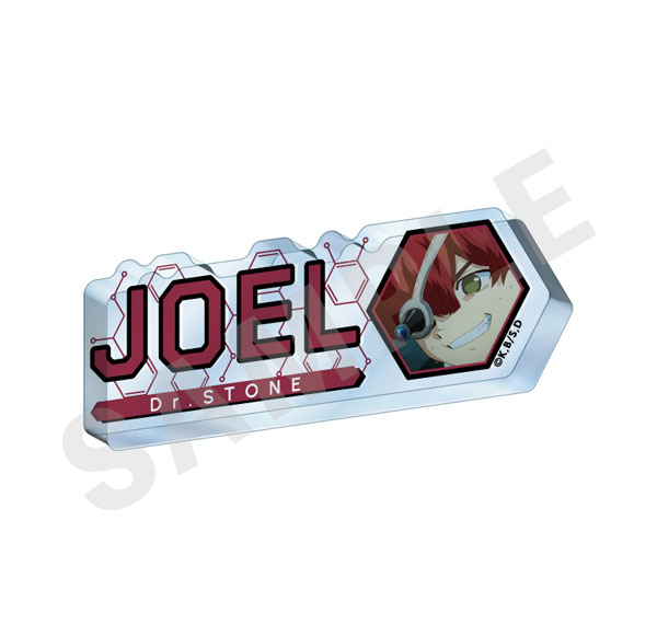 coly "Dr. STONE" -favorite series- Name Acrylic Plate (Joel) รูปภาพ 1