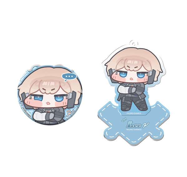 KURO GAMES [Exclusive Sale] Punishing: Gray Raven Chubby Cheeks Squishy Badge Acrylic Charm Set Lee: Hyperreal รูปภาพ 1