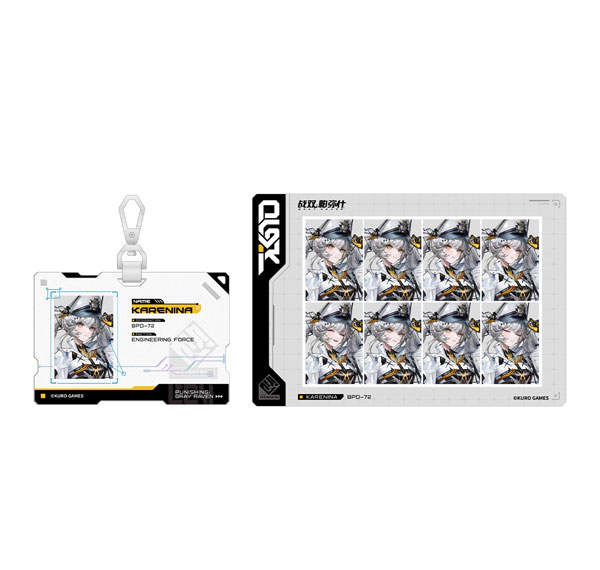 KURO GAMES [Exclusive Sale] Punishing: Gray Raven Frame Card Holder Charm Set Karenina: Effulgence Bild 1