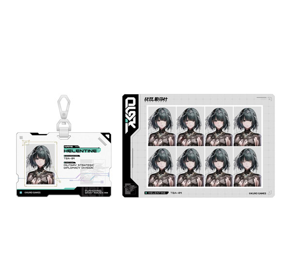 KURO GAMES [Exclusive Sale] Punishing: Gray Raven Frame Card Holder Charm Set Helentine: Lacrimosa