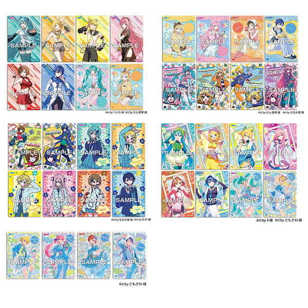 Ensky Hatsune Miku Shiny Clear Card Collection Gum 2 18Pack BOX (CANDY TOY) รูปภาพ 1