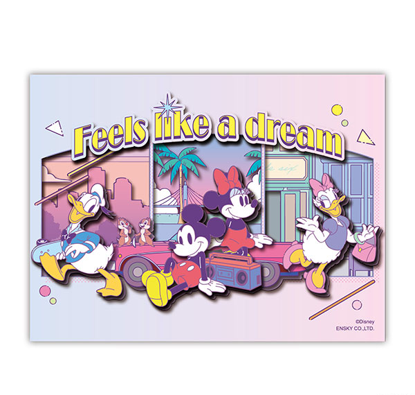 Ensky Paper Shadow Art Mini Disney SA-M94 Micky & Friends Bild 1
