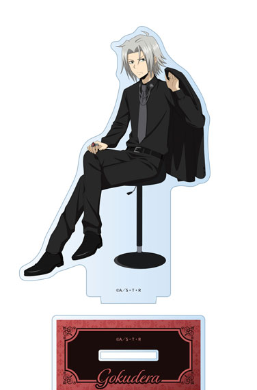 Matsumoto Shouji TV Anime "Reborn!" New Illustration Acrylic Stand Hayato Gokudera (Counter Chair Ver.) Bild 1