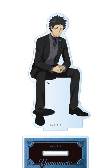 Matsumoto Shouji TV Anime "Reborn!" New Illustration Acrylic Stand Takeshi Yamamoto (Counter Chair Ver.)
