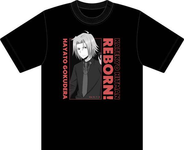 Matsumoto Shouji TV Anime "Reborn!" New Illustration T-shirt Hayato Gokudera (Counter Chair Ver.) XL