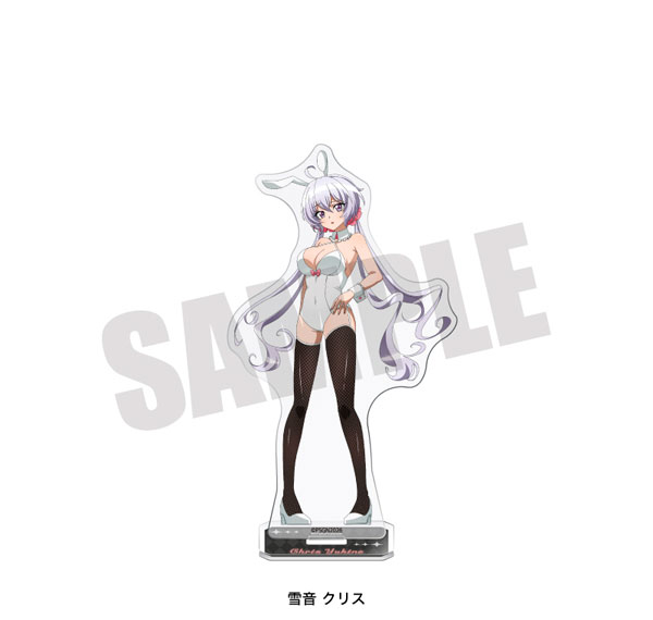 Playful Mind Company Senki Zessho Symphogear Acrylic Stand Chris Yukine White Bunny ver.