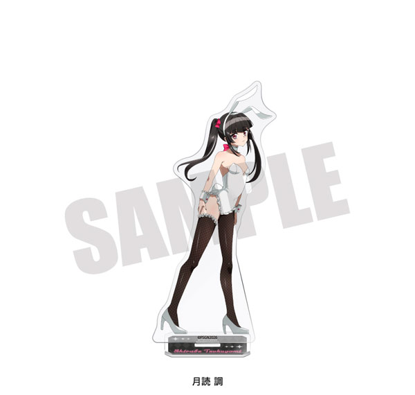 Playful Mind Company Senki Zessho Symphogear Acrylic Stand Shirabe Tsukuyomi White Bunny ver.