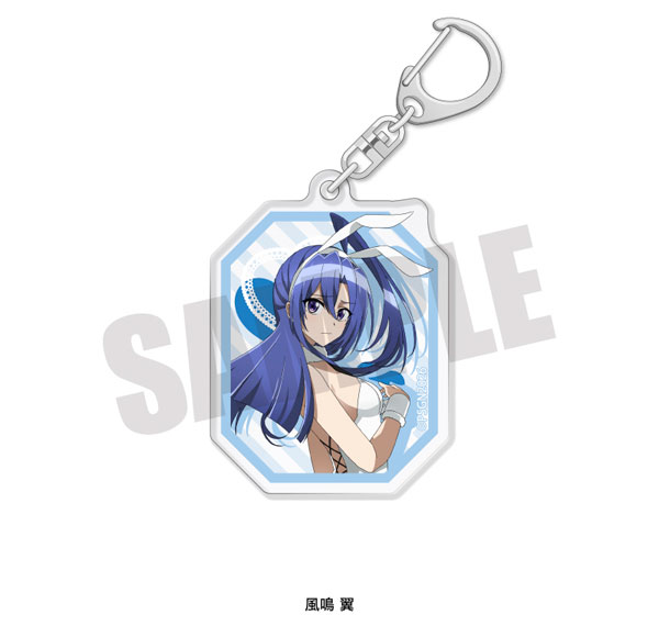 Playful Mind Company Senki Zessho Symphogear Acrylic Keychain Tsubasa Kazanari White Bunny ver. Bild 1