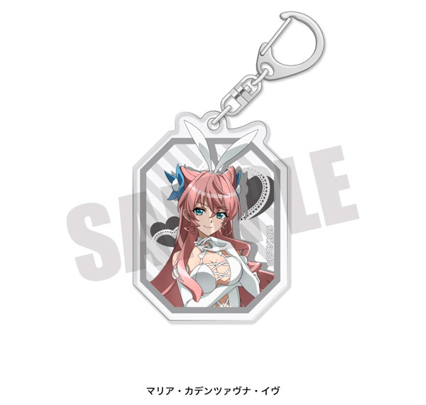 Playful Mind Company Senki Zessho Symphogear Acrylic Keychain Maria Cadenzavna Eve White Bunny ver.