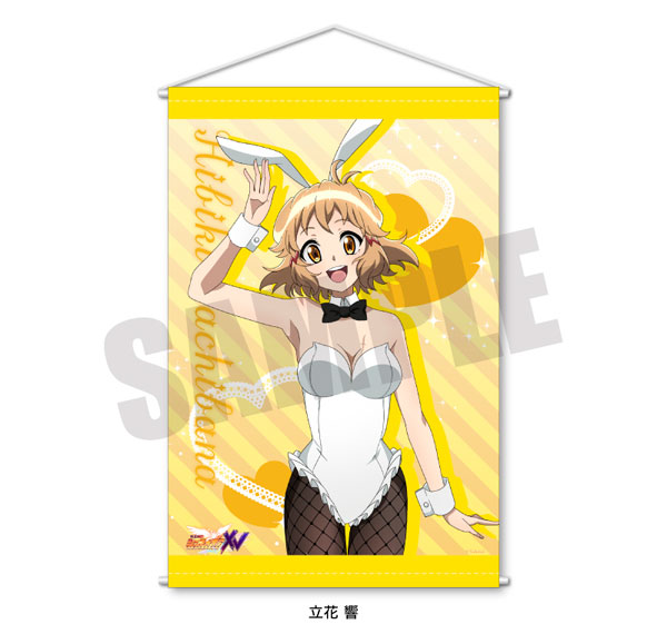 Playful Mind Company Senki Zessho Symphogear B2 Wall Scroll Hibiki Tachibana White Bunny ver. รูปภาพ 1