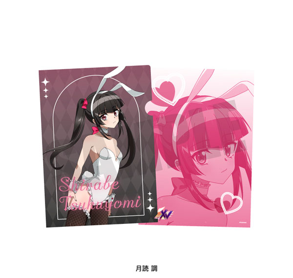 Playful Mind Company Senki Zessho Symphogear A4 Clear File Shirabe Tsukuyomi White Bunny ver.