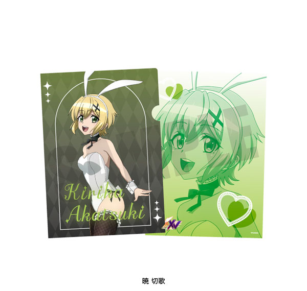 Playful Mind Company Senki Zessho Symphogear A4 Clear File Kirika Akatsuki White Bunny ver.
