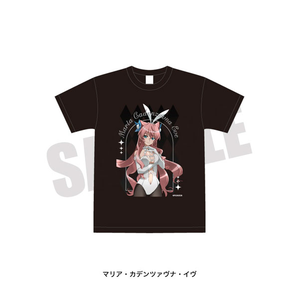 Playful Mind Company Senki Zessho Symphogear T-shirt (Black) Maria Cadenzavna Eve White Bunny ver. รูปภาพ 1