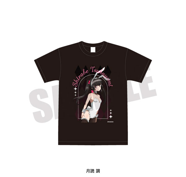 Playful Mind Company Senki Zessho Symphogear T-shirt (Black) Shirabe Tsukuyomi White Bunny ver. รูปภาพ 1