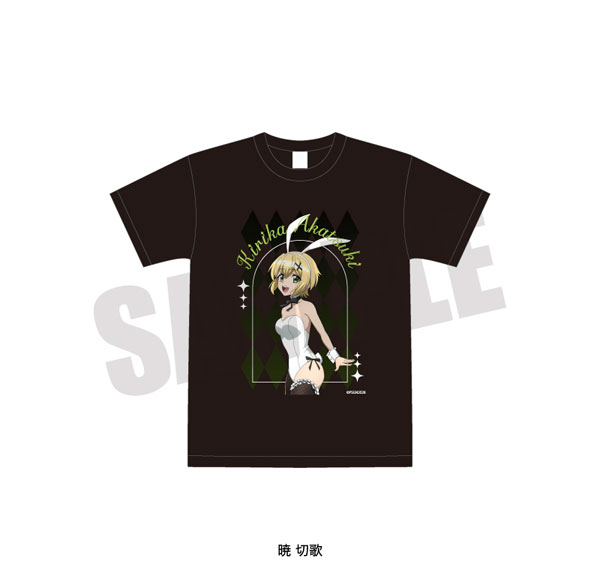 Playful Mind Company Senki Zessho Symphogear T-shirt (Black) Kirika Akatsuki White Bunny ver. Bild 1