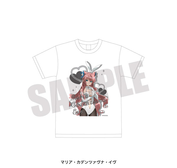 Playful Mind Company Senki Zessho Symphogear T-shirt (White) Maria Cadenzavna Eve White Bunny ver. รูปภาพ 1