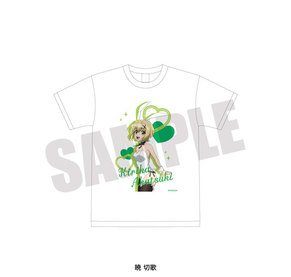 Playful Mind Company Senki Zessho Symphogear T-shirt (White) Kirika Akatsuki White Bunny ver.